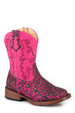Roper Toddlers Girls Pink Shaft With Western Stitch - Roper