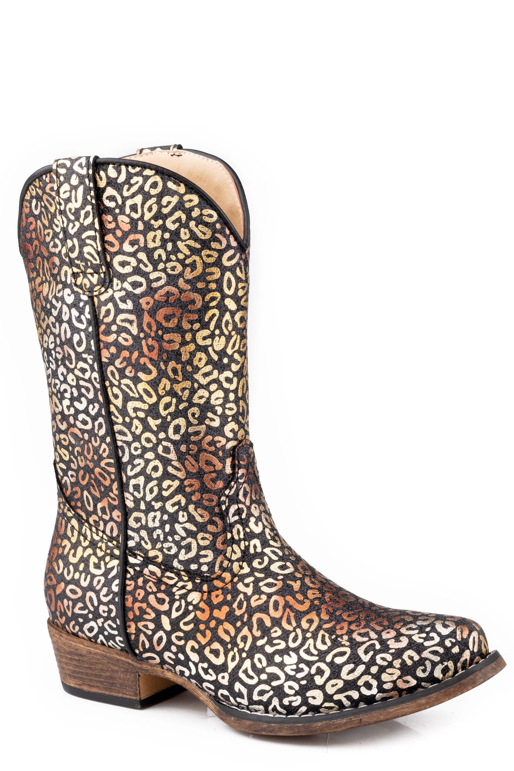 Roper Little Girls Snip Toe All Over Leopard Print - Roper - Flyclothing LLC