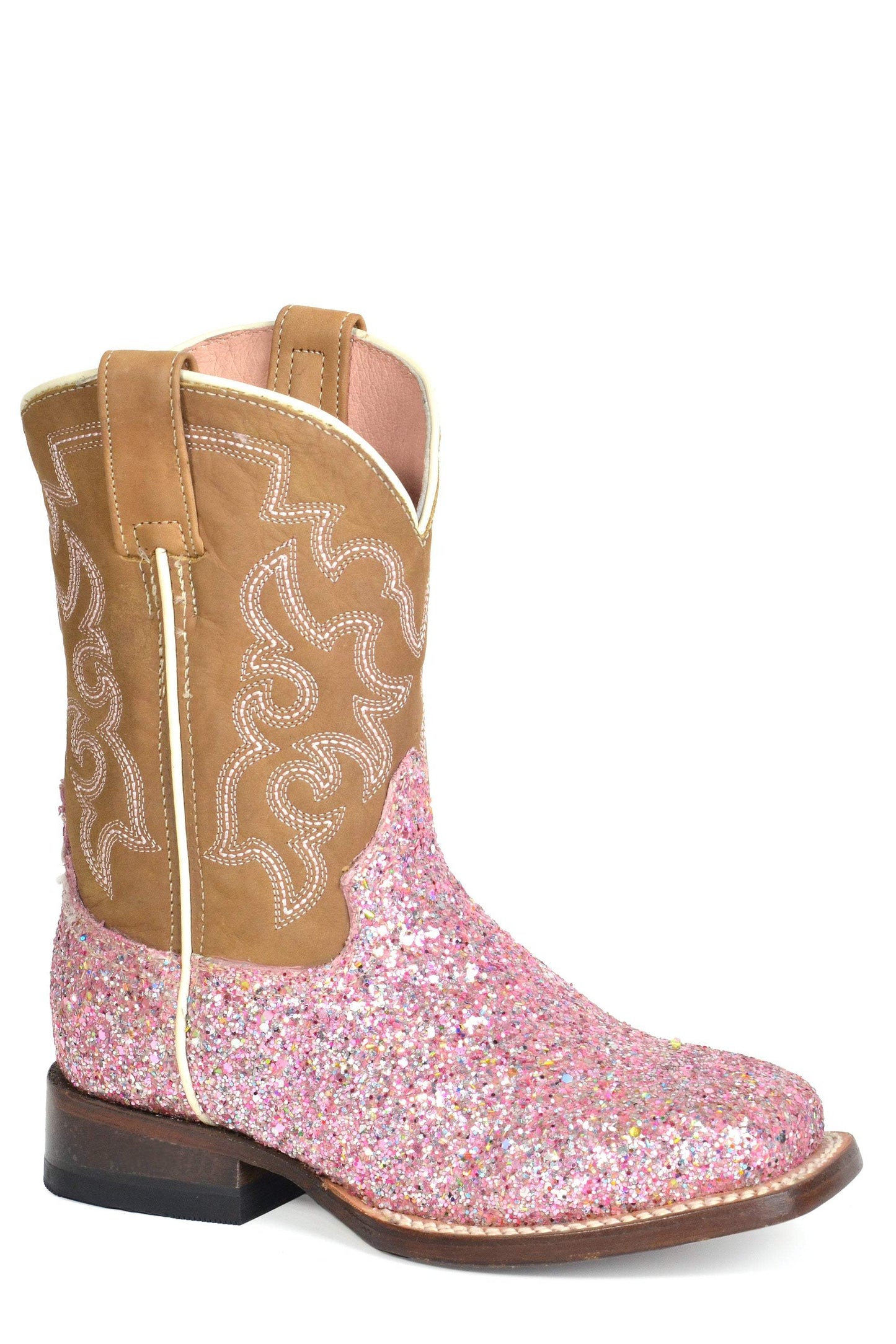 Roper Little Girls Pink Glitter Vamp - Roper - Flyclothing LLC
