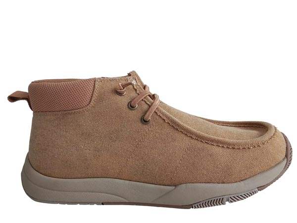 Mens Tan Canvas With Padded Collar - Roper - Flyclothing LLC