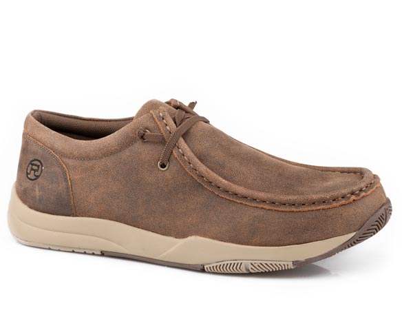 Roper Mens Vintage Brown Leather Upper - Roper - Flyclothing LLC