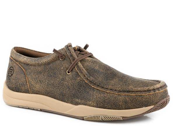 Roper Mens Vintage Brown Leather All Over - Roper - Flyclothing LLC