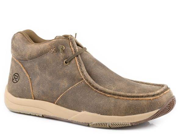 Roper Mens Vintage Brown Leather All Over - Roper - Flyclothing LLC