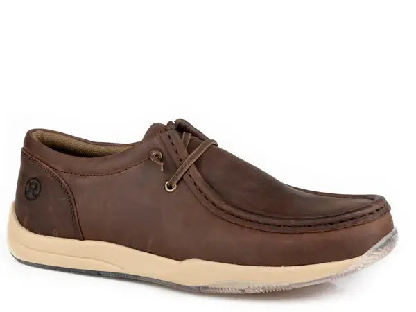 Mens Oiled Brown Leather - Roper - Flyclothing LLC