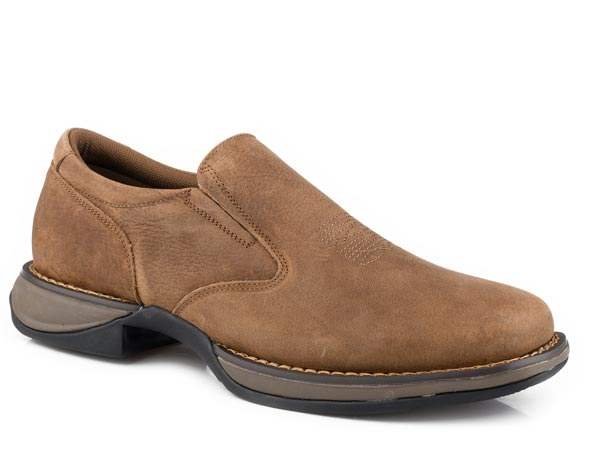 Roper Mens Vintage Tan Slip On - Roper - Flyclothing LLC