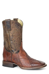 Roper Mens Ostrich Patchwork Cognac - Roper