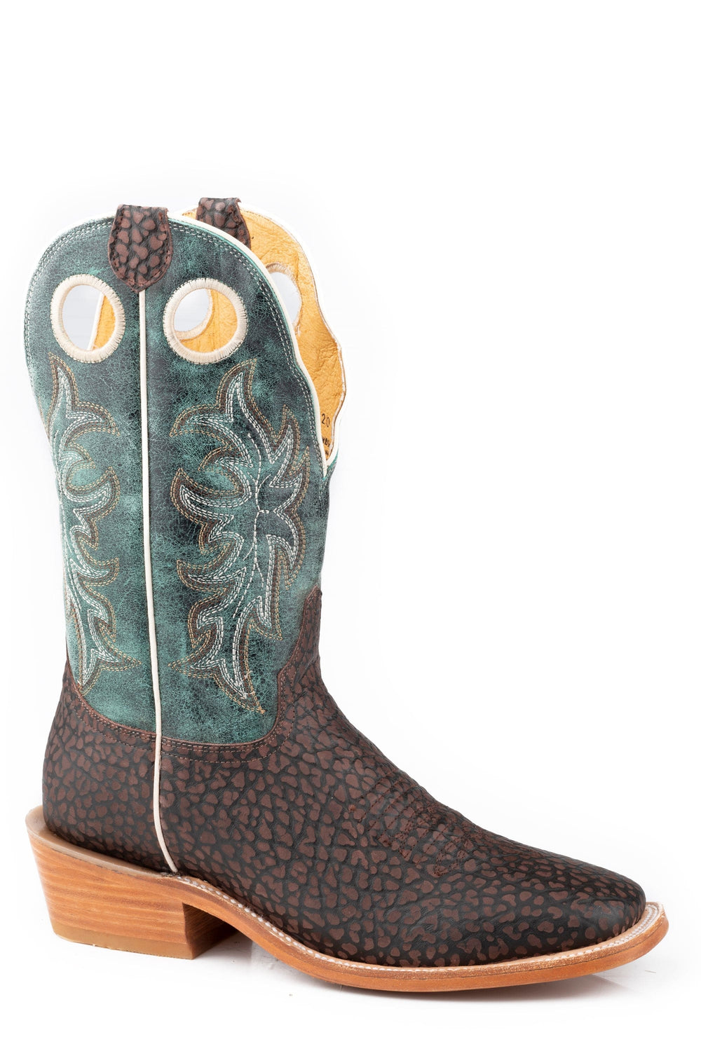 Roper Mens Vintage Turquoise Leather Shaft - Roper