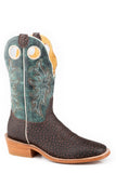 Roper Mens Vintage Turquoise Leather Shaft - Roper