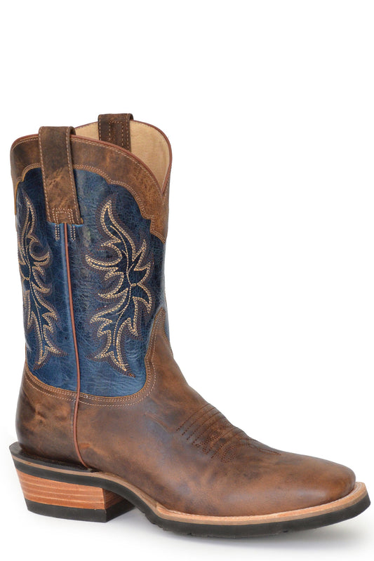 Roper Mens Crowntan Leather Vamp White Crown - Roper
