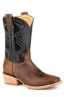 Roper Mens Burnished Tan Leather Vamp - Roper
