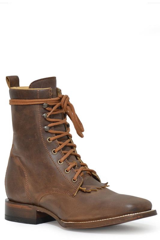 Roper Mens Burnished Brown Leather - Roper