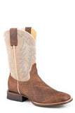 Roper Mens Oiled Brown Leather Vamp - Roper