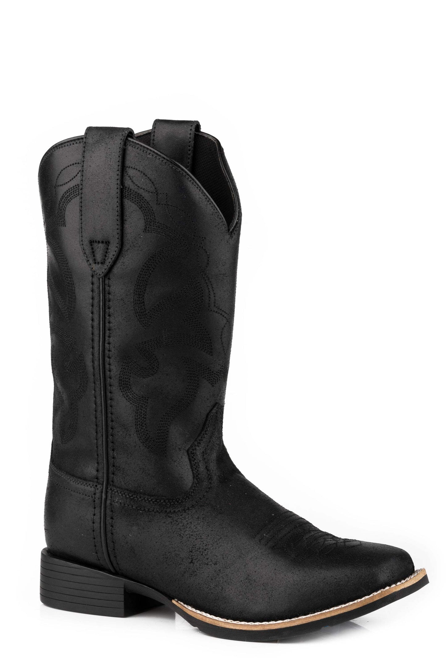 Roper Womens Black Oiled Suede Leather - Roper - Flyclothing LLC