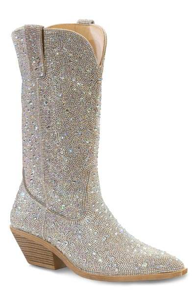 Roper Womens Silver Crystal Vamp And Shaft - Roper - Flyclothing LLC