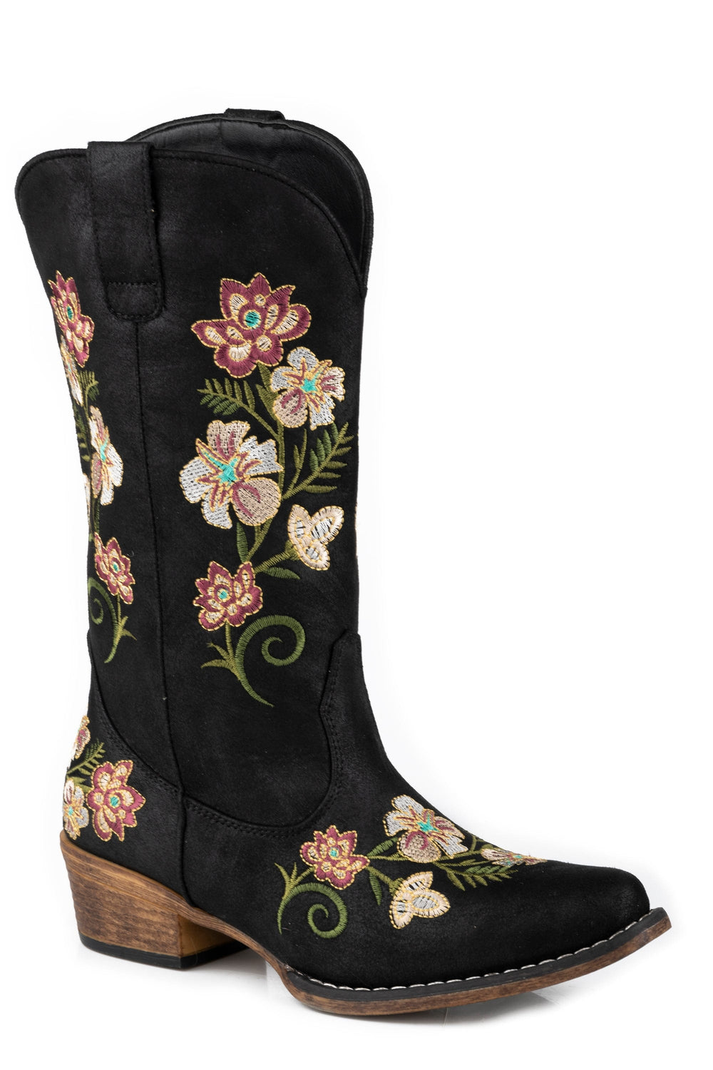 Roper Womens Black Faux Leather - Roper