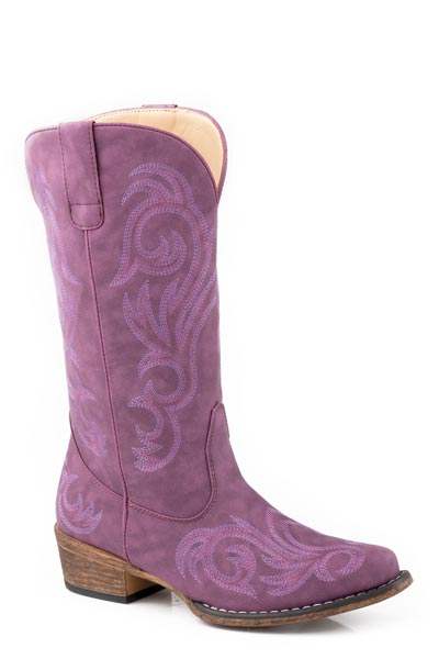Roper Womens 12inch Western With All Over Embroidery - Roper - Flyclothing LLC