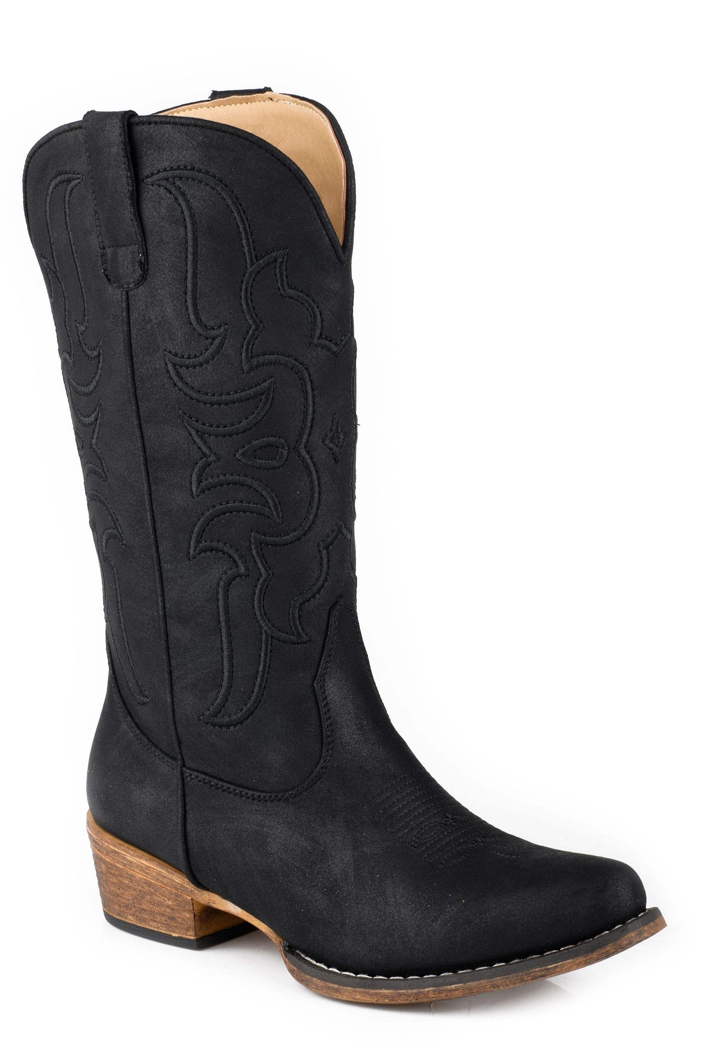 Roper Womens Black Faux Leather Upper - Roper - Flyclothing LLC