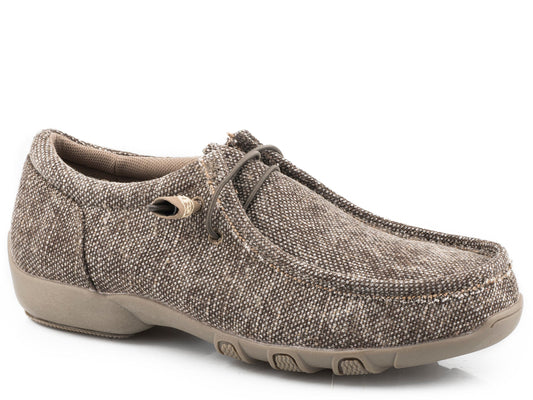 Roper Womens Brown Canvas Fabric - Roper