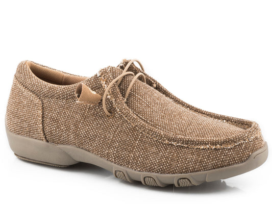 Roper Womens Tan Canvas Fabric - Roper