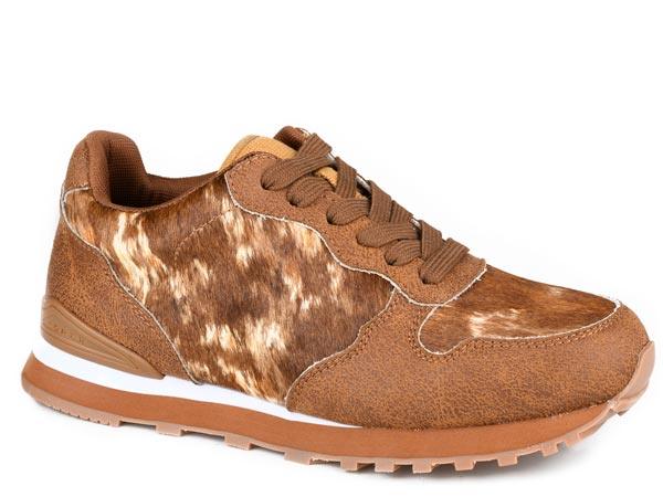 Womens Multi Brown Hair On Hide Leather - ROPER - Flyclothing LLC