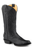 Roper Womens Waxy Black Leather Vamp And Shaft - Roper