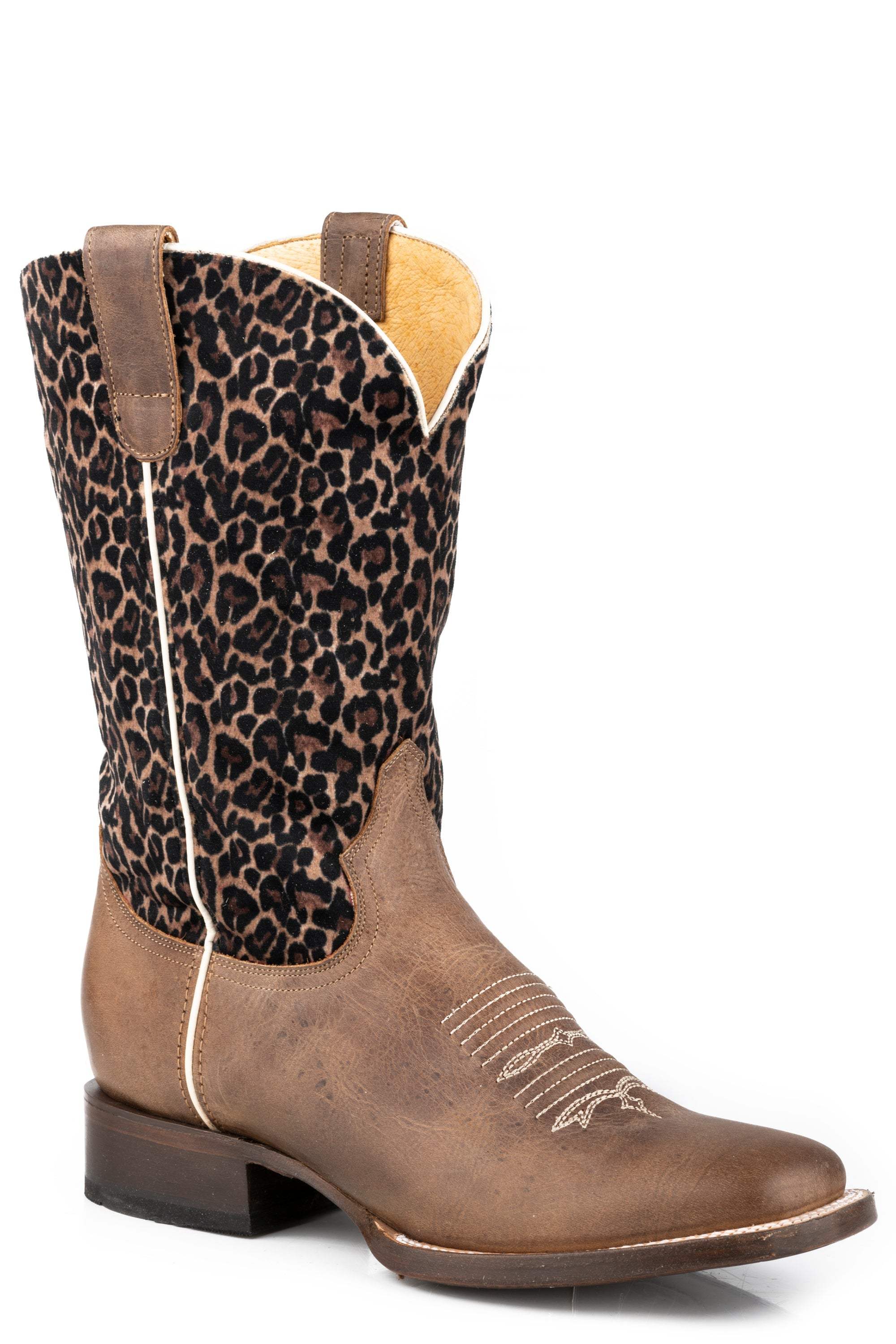 Roper Womens Burnish Brown Leather Vamp - Roper - Flyclothing LLC