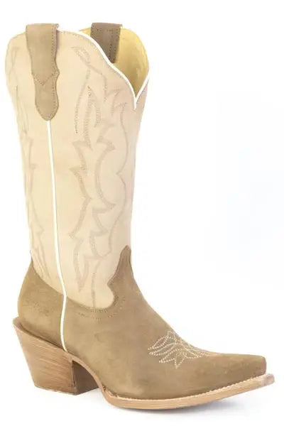 Womens Tan Suede Vamp - Roper - Flyclothing LLC