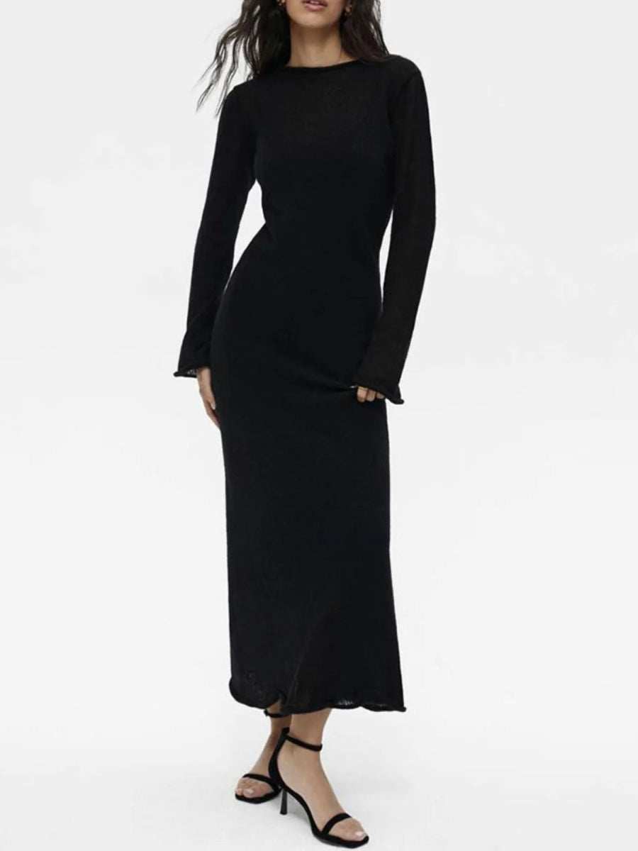 Ribbed Knit Cami Dress and Cover Up Sweater Set - Trendsi - Flyclothing LLC