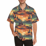 Baha Ranch Retro Desert Men's Western Camp Shirt