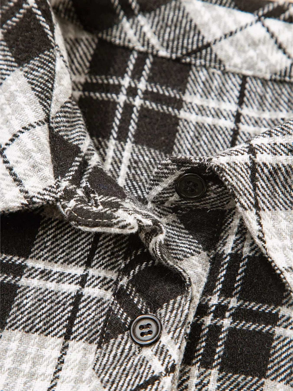 Plaid Print Chest Pockets Buttoned Shirt - Trendsi - Flyclothing LLC