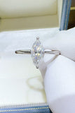 2 Carat Moissanite 925 Sterling Silver Ring - Trendsi