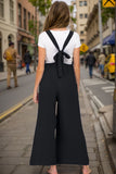 Double Take Full Size Wide Leg Overalls with Pockets - Trendsi
