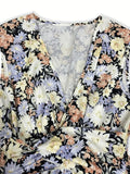 Floral Sleeveless Midi Dress - Trendsi