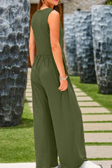 Full Size Scoop Neck Wide Strap Jumpsuit - Trendsi - Flyclothing LLC