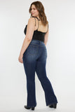 Kancan Full Size Mid Rise Slim Flare Jeans - Trendsi