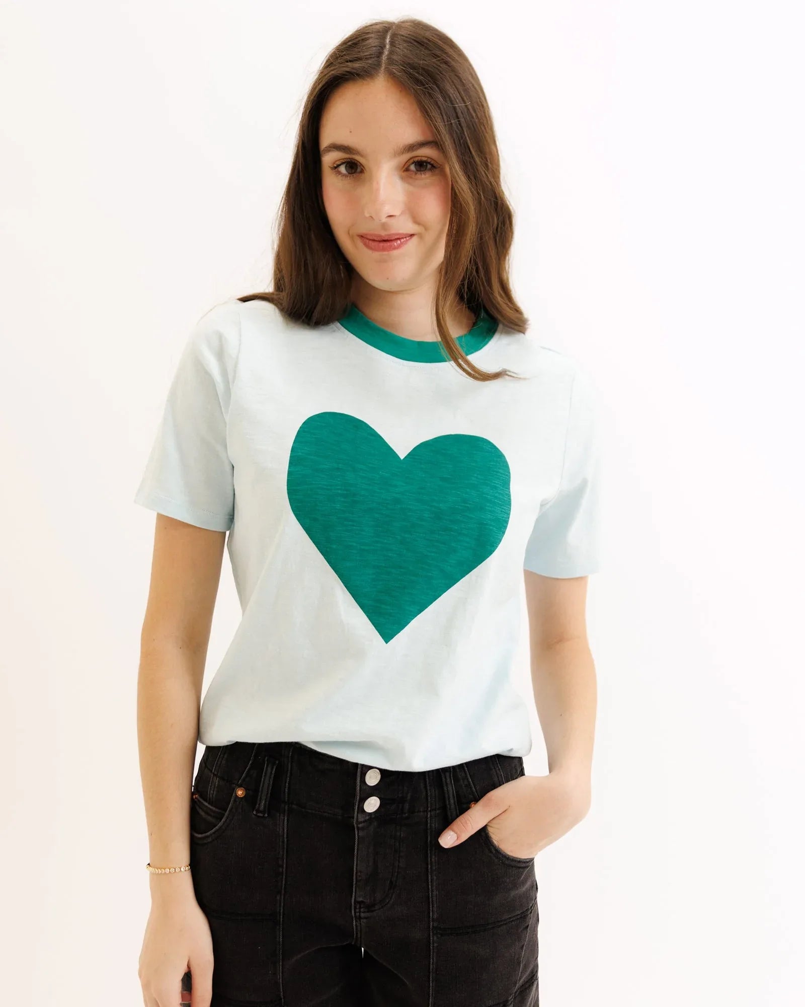 Heart To Heart Tee - Downeast - Flyclothing LLC