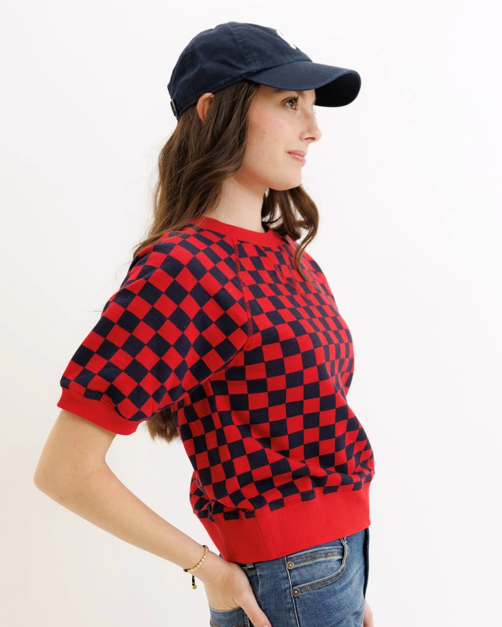 Powder Puff Sleeve Crew - Downeast - Flyclothing LLC