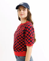 Powder Puff Sleeve Crew - Downeast - Flyclothing LLC