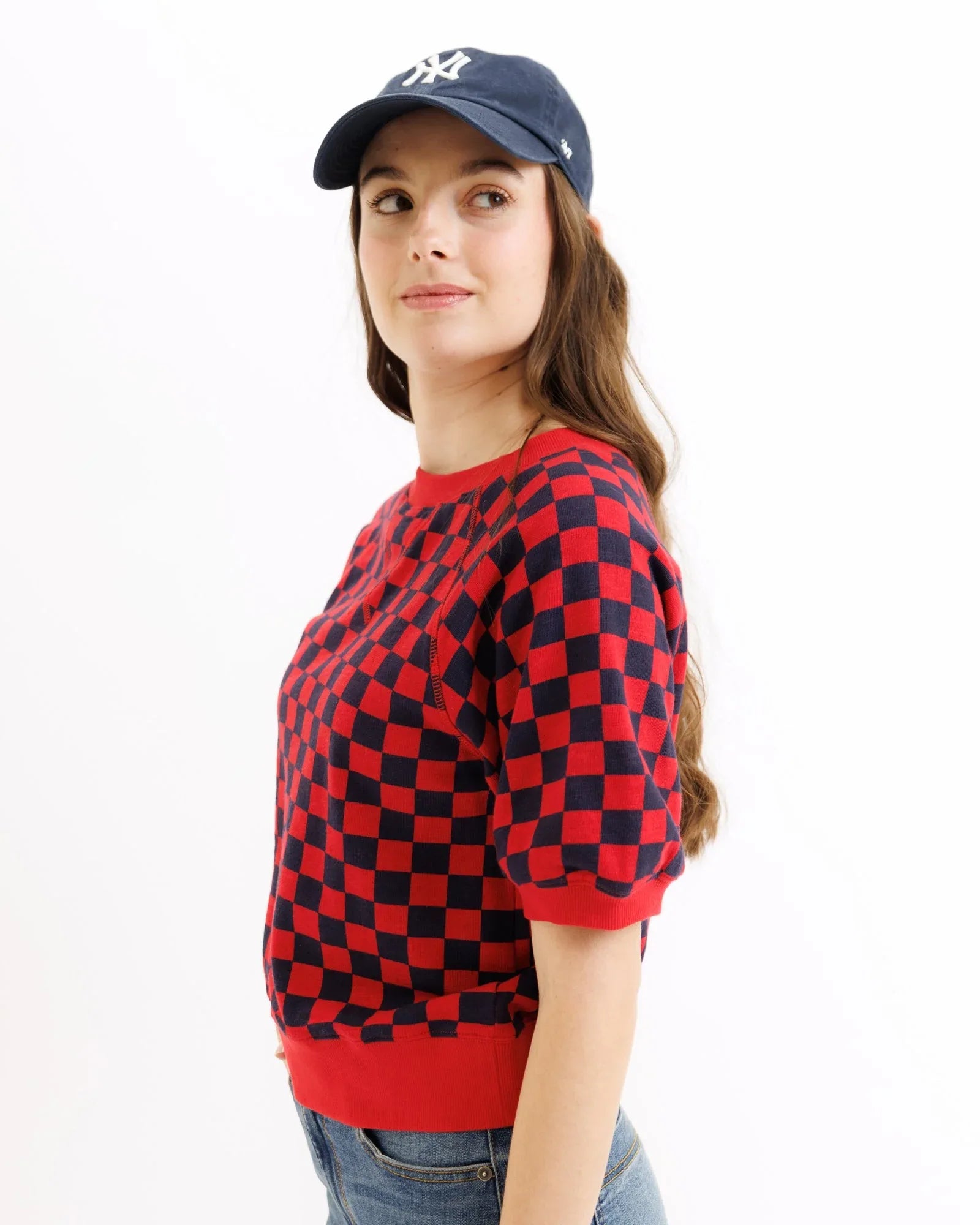 Powder Puff Sleeve Crew - Downeast - Flyclothing LLC