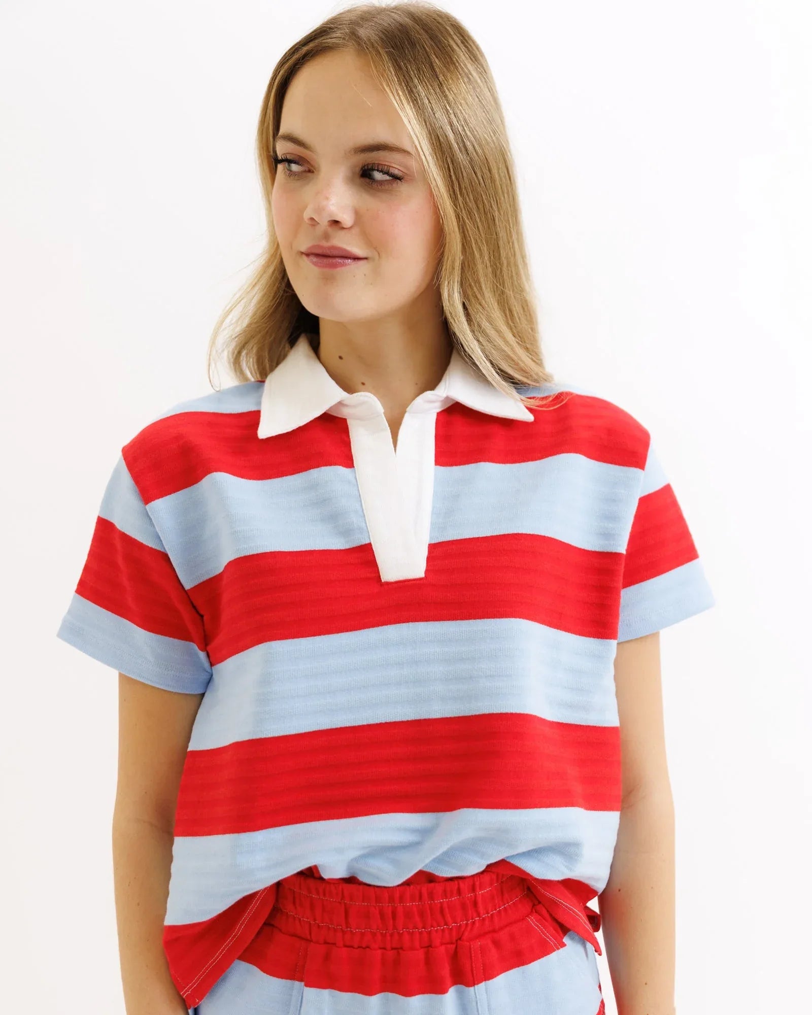 Du Jour Polo - Downeast - Flyclothing LLC