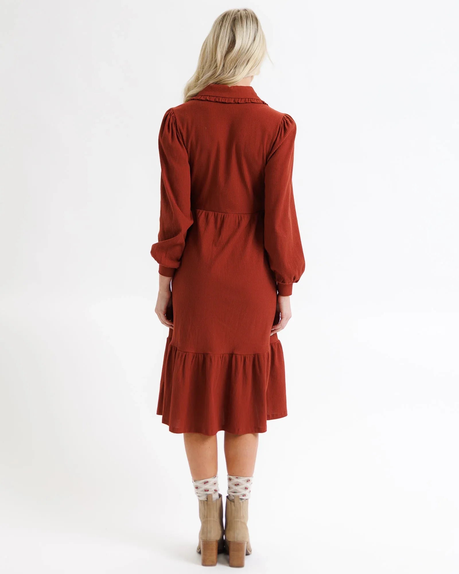 Lovely Layers Dress - Downeast - Flyclothing LLC