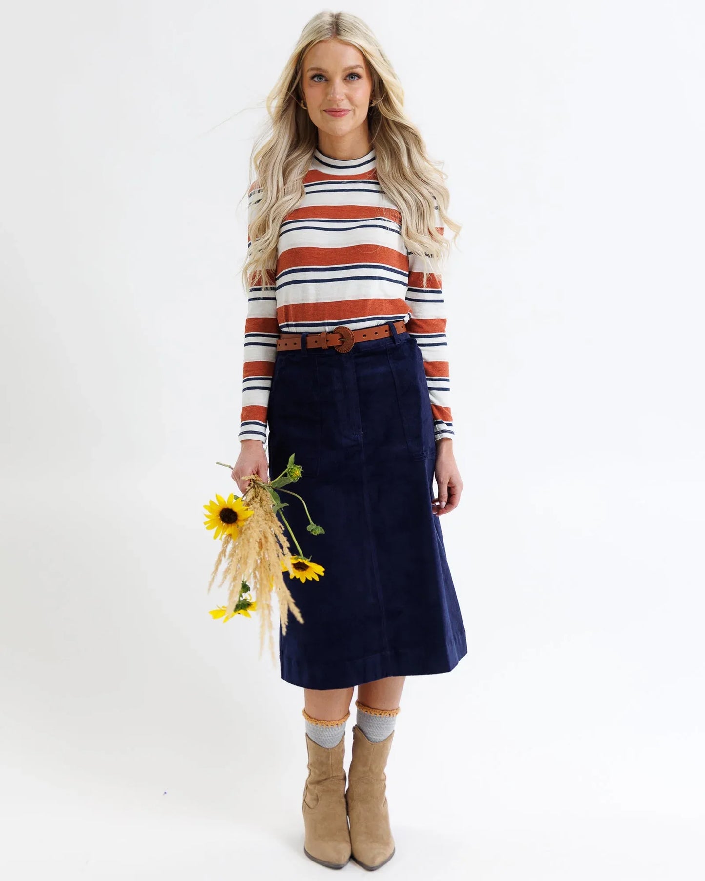 Layla Skirt - Downeast - Flyclothing LLC