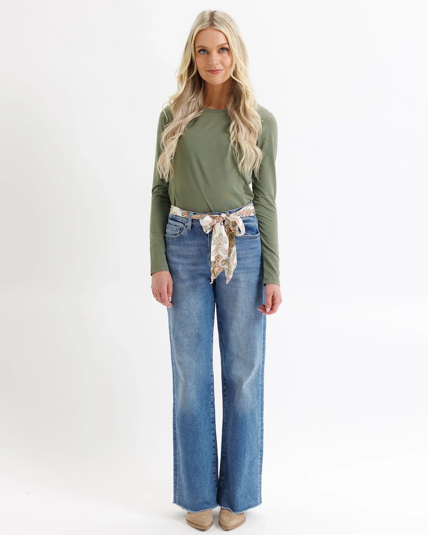 Essential Long Sleeve Tee - Downeast - Flyclothing LLC