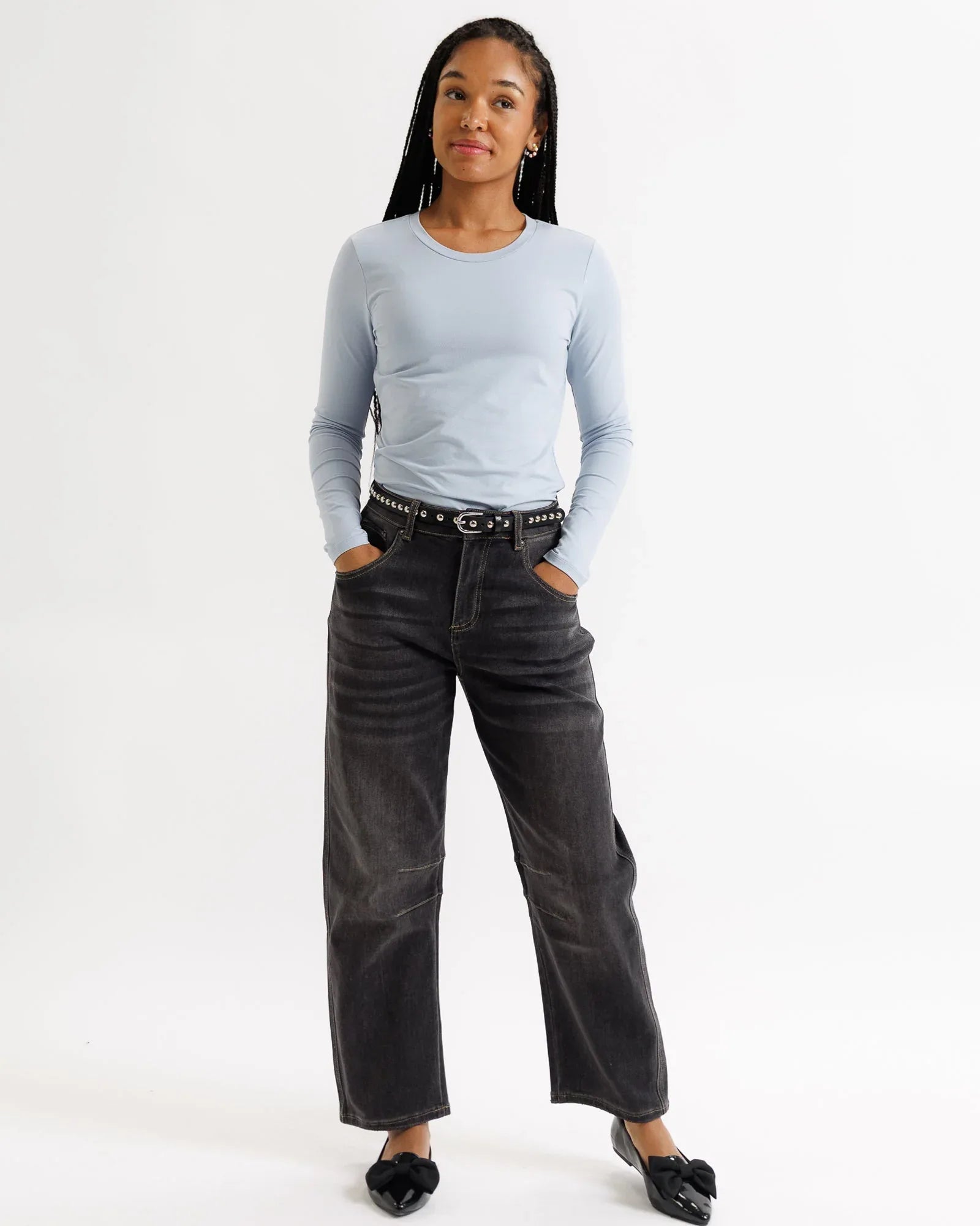 Essential Long Sleeve Tee - Downeast - Flyclothing LLC