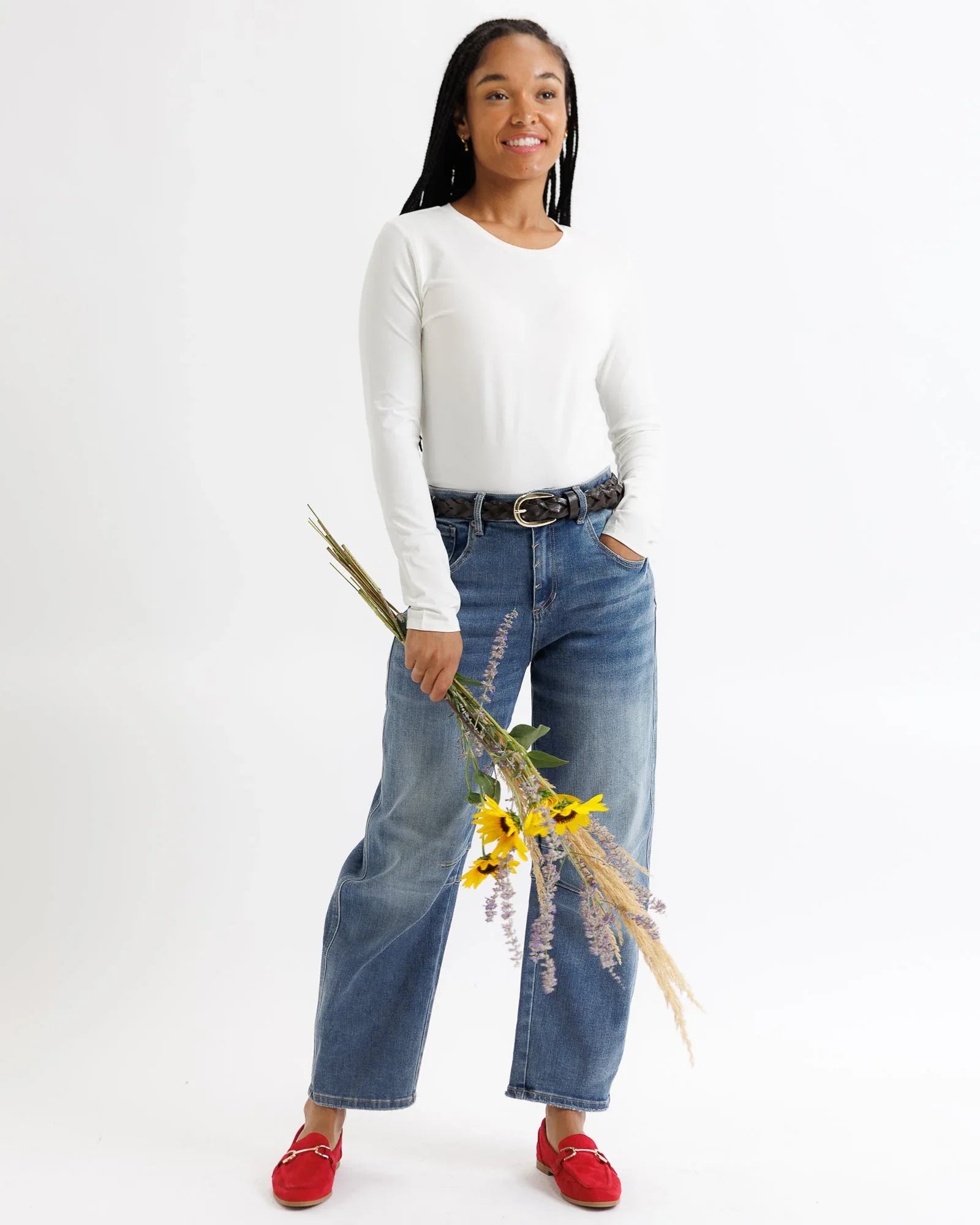 Essential Long Sleeve Tee - Downeast - Flyclothing LLC