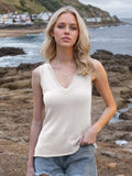 Tie Shoulder V-Neck Sweater Vest - Trendsi - Flyclothing LLC