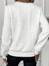 Quarter-Zip Long Sleeve Sweatshirt - Trendsi - Flyclothing LLC