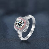 1 Carat Moissanite 925 Sterling Silver Ring - Trendsi - Flyclothing LLC