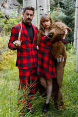 The Red & Black Lumberjack | Buffalo Check Suit - Shinesty