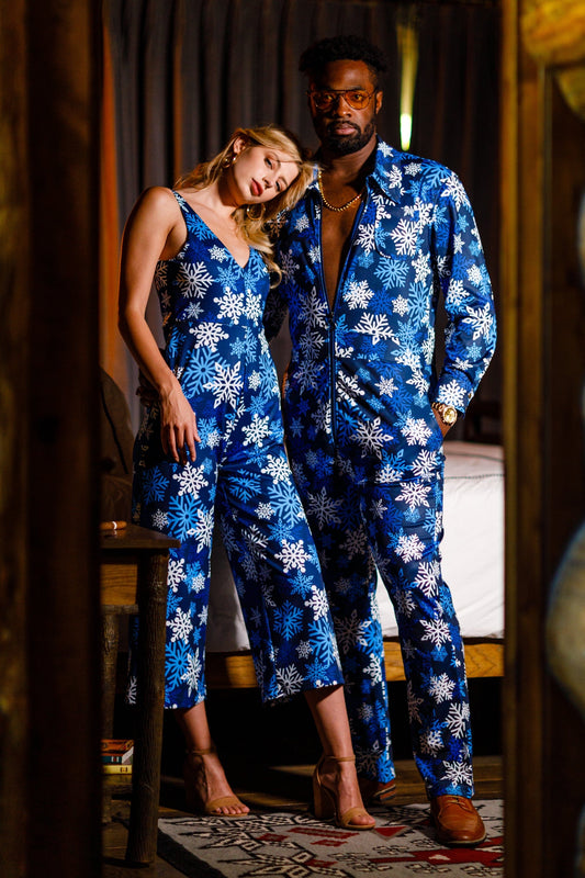 The Young Frosty | Snowflake Christmas Flight Suit - Shinesty